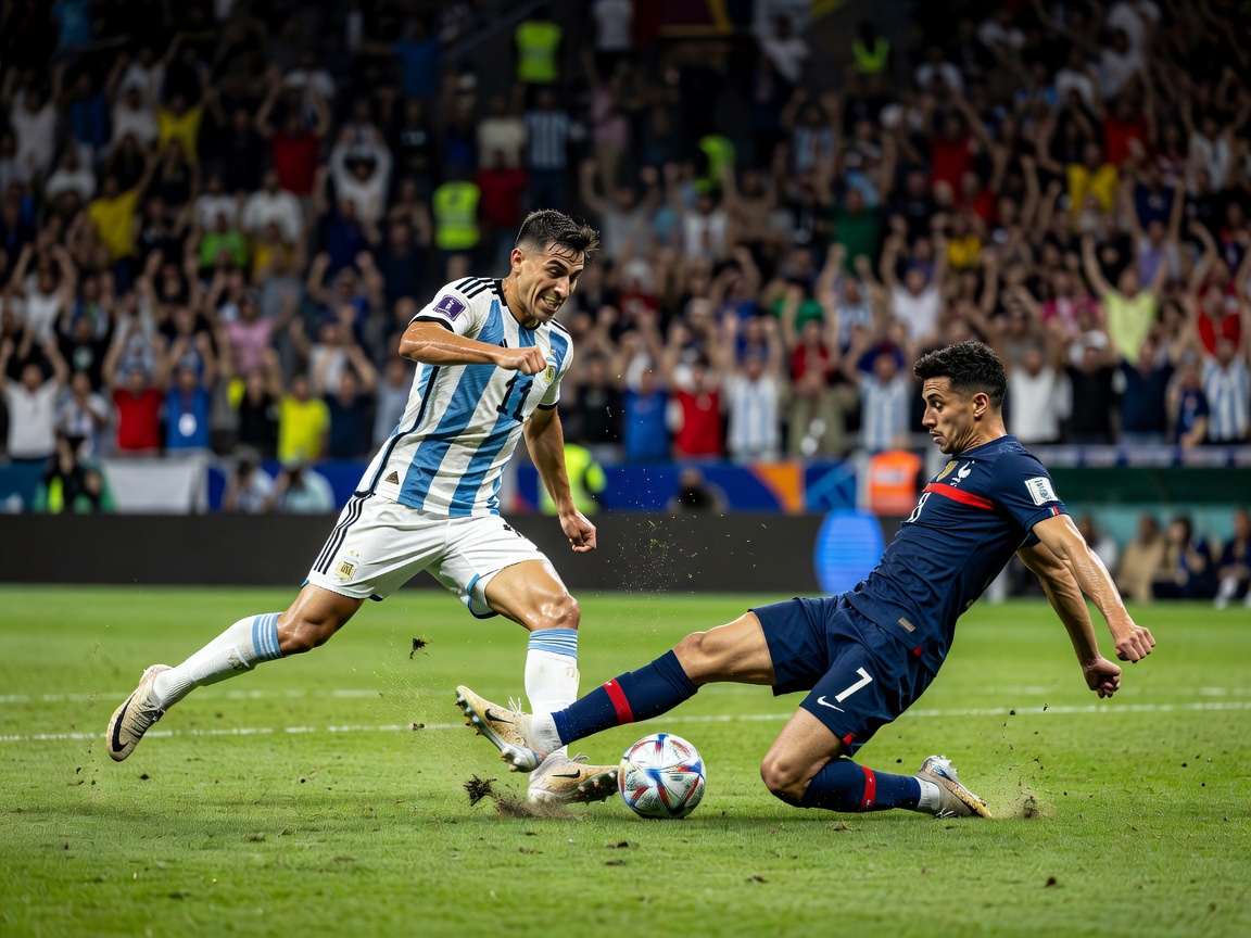 Argentina vs France final match action